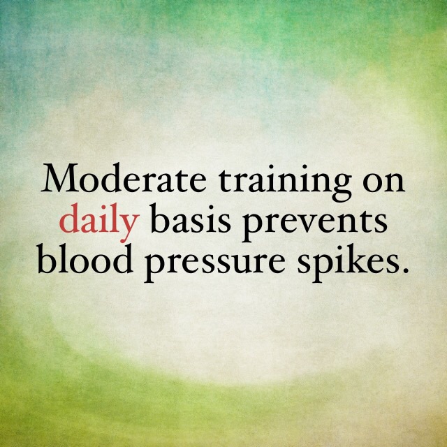 blood pressure and exercise